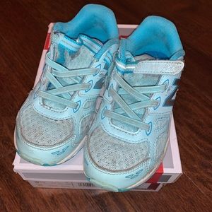 Blue New Balance sneakers
